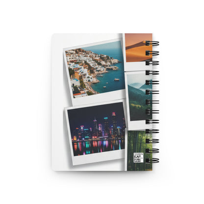 Travelers Journal 2026 — Spiral-Bound Travel Diary with Photo Collage Cover
