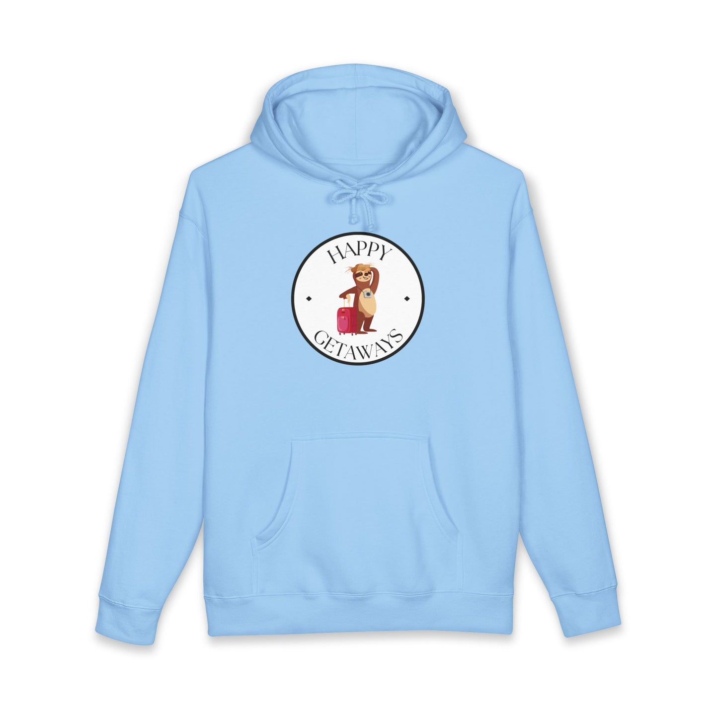 Happy Getaways Hoodie - Travel Happy Pullover