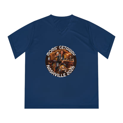 Women's V-Neck T-Shirt — Mom's Getaway Tee