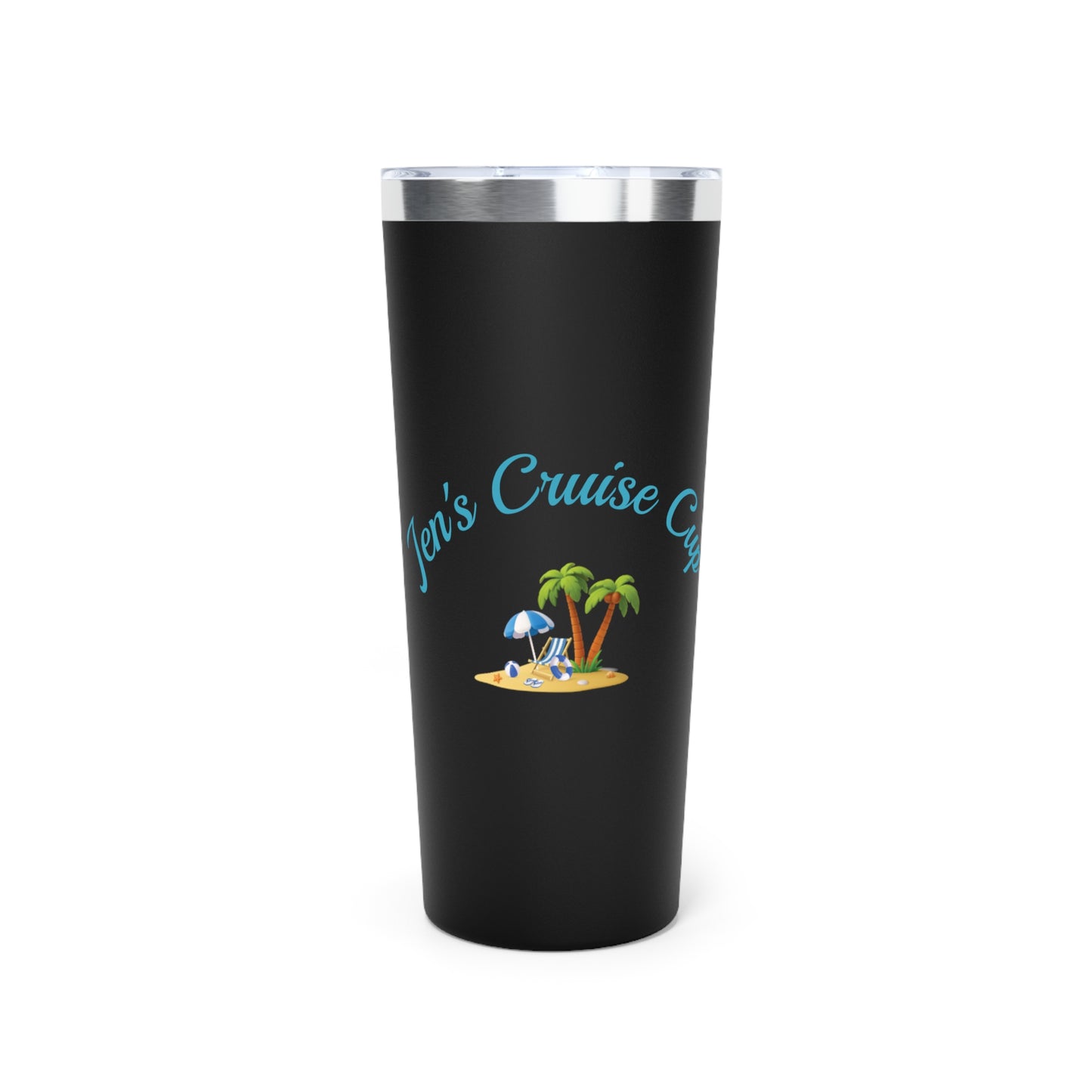 Beach Cruise Tumbler - 22oz Copper Vacuum Insulated Travel Cup