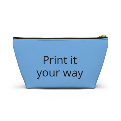 Mom's Getaway Makeup Pouch — Travel Accessory Bag with T-Bottom