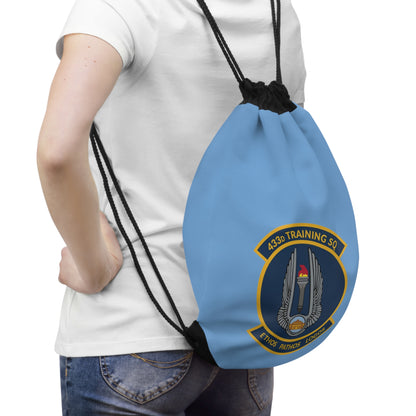 TRS 433d Training Squadron Emblem Drawstring Bag – Ethos Pathos Logos Military Gym Sack