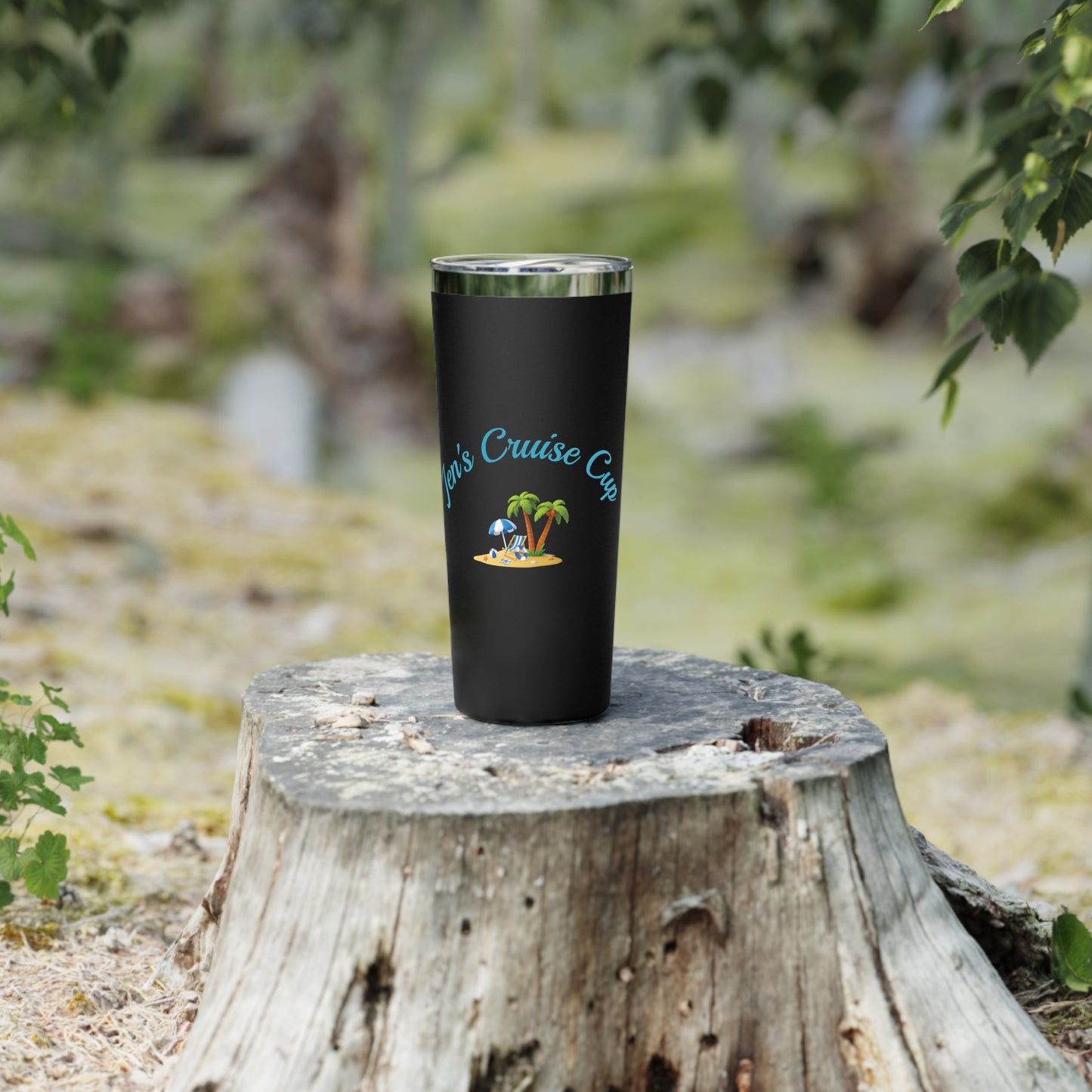 Beach Cruise Tumbler - 22oz Copper Vacuum Insulated Travel Cup
