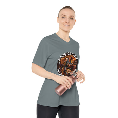 Women's V-Neck T-Shirt — Mom's Getaway Tee