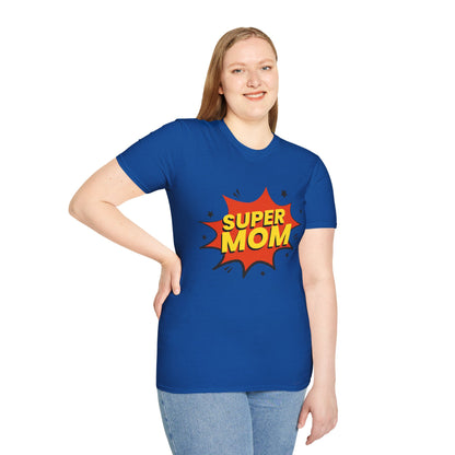 Super Mom Comic Graphic T-Shirt — Mother's Day Gift