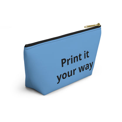 Mom's Getaway Makeup Pouch — Travel Accessory Bag with T-Bottom