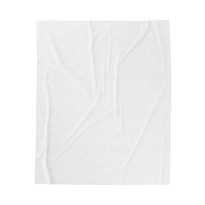 Velveteen Plush Blanket — "Travel Happy" Cozy Throw for Travelers & Gifts
