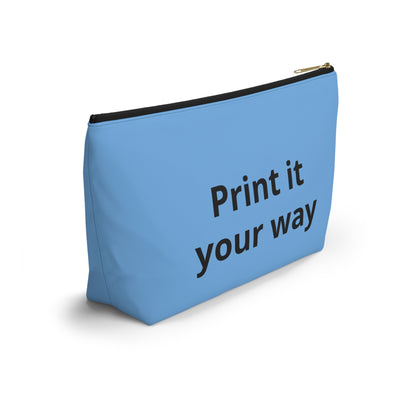 Mom's Getaway Makeup Pouch — Travel Accessory Bag with T-Bottom