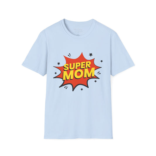 Super Mom Comic Graphic T-Shirt — Mother's Day Gift