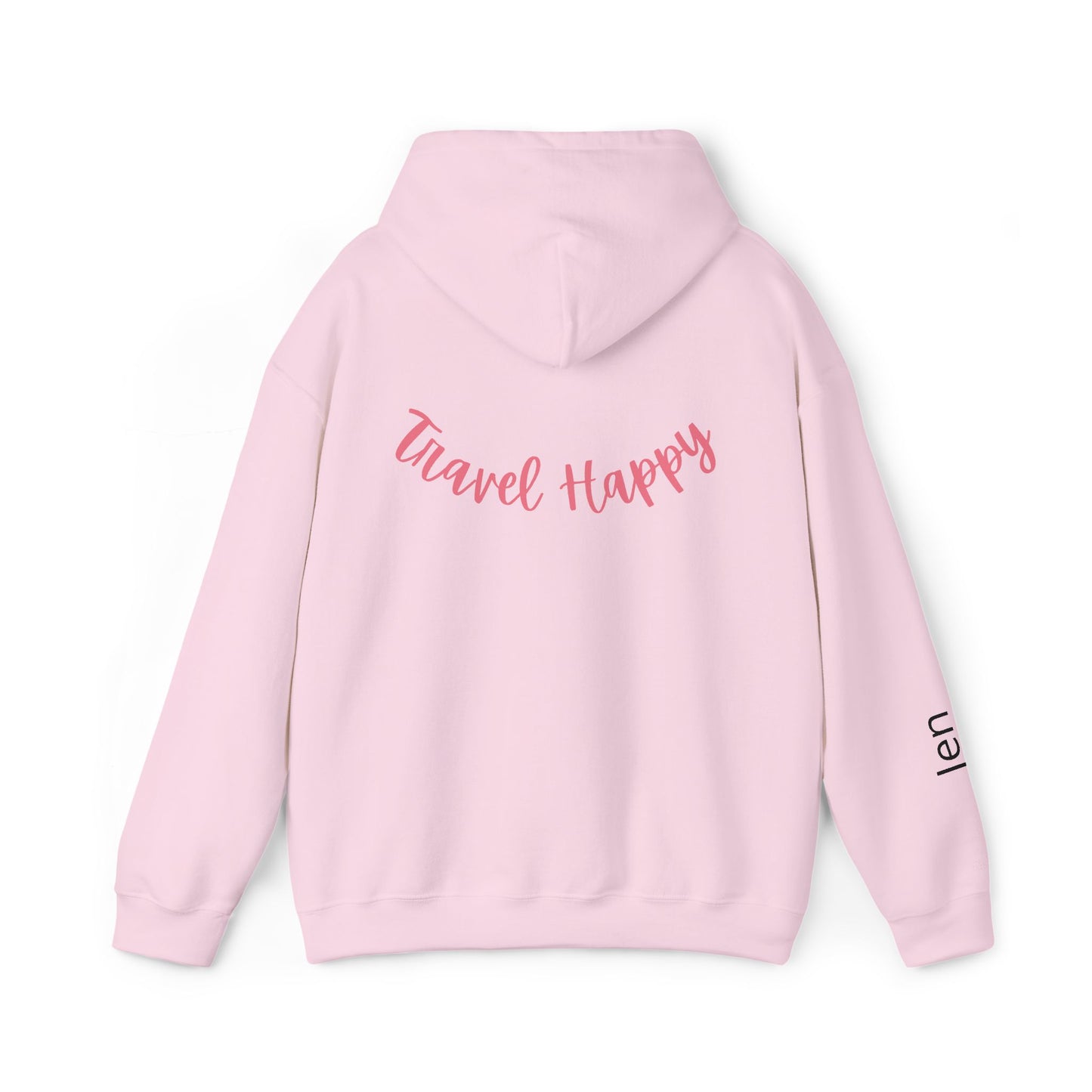 Happy Getaways Travel Hoodie — "Travel Happy" Graphic Pullover