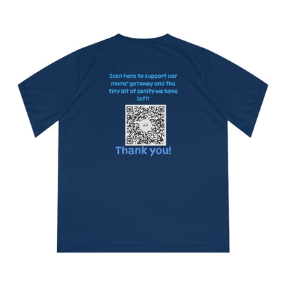Moms' Escape to Nashville V‑Neck Tee — Fundraiser QR Support Shirt