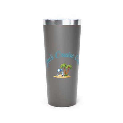 Beach Cruise Tumbler - 22oz Copper Vacuum Insulated Travel Cup