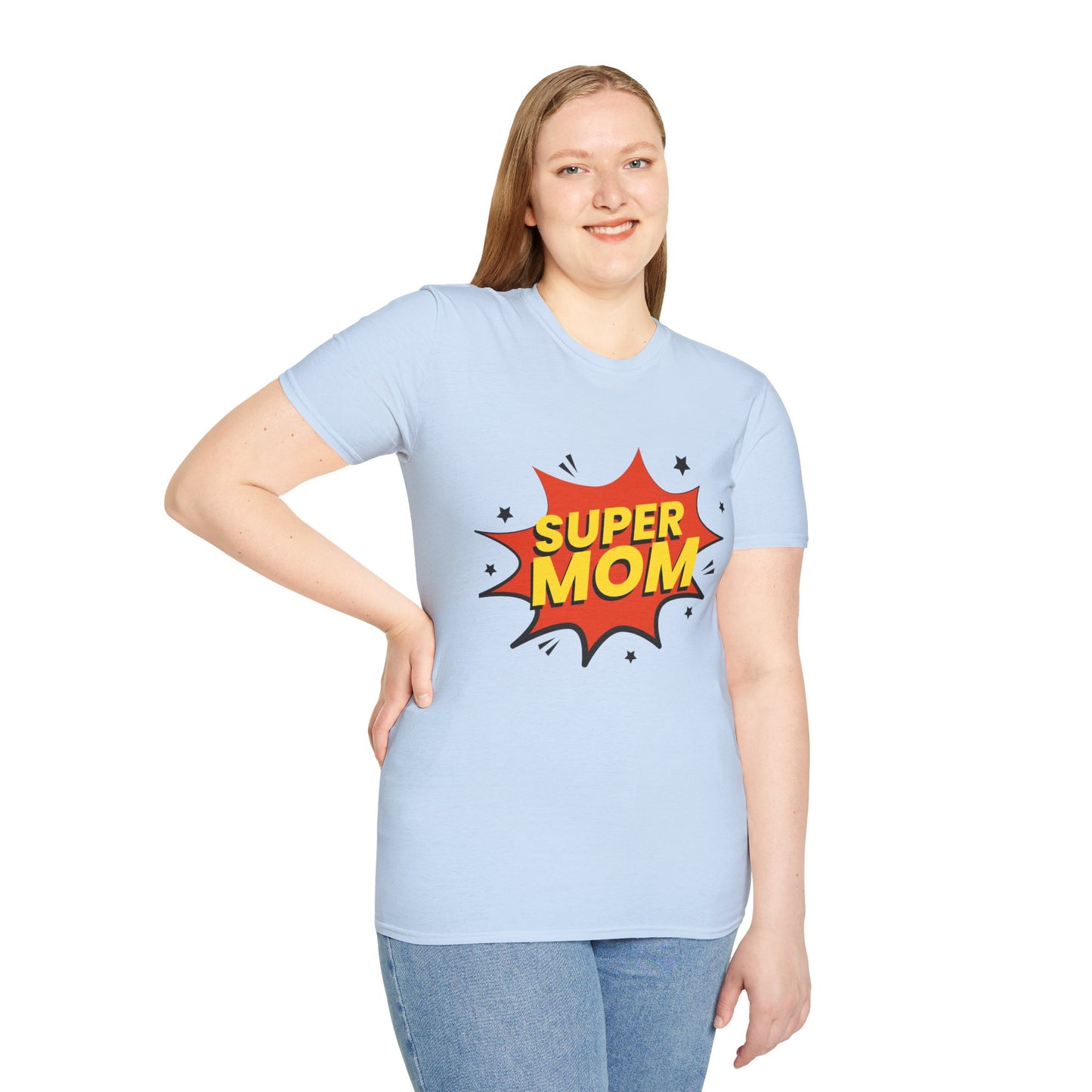 Super Mom Comic Graphic T-Shirt — Mother's Day Gift