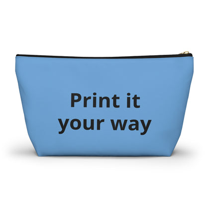 Mom's Getaway Makeup Pouch — Travel Accessory Bag with T-Bottom